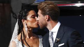 Pilar Rubio y Sergio Ramos el día de su boda en 2019.