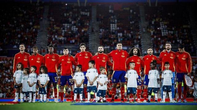 Alineación de la selección española