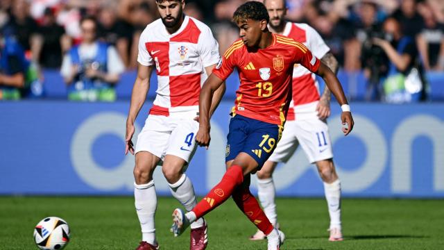 Lamine Yamal debuta en una Eurocopa con la selección española.