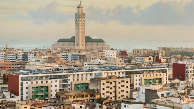 Vista de Casablanca desde el Consulado General de España en Marruecos.