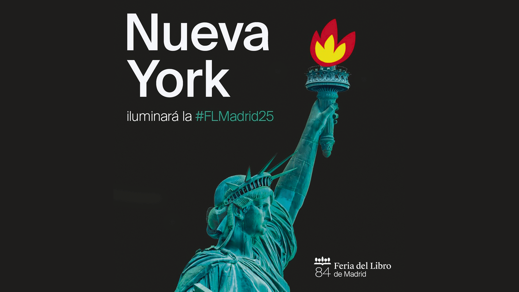 La directora de la Feria del Libro de Madrid, Eva Orúe, ha anunciado en rueda de prensa que Nueva York iluminará la cita del próximo año. Foto: Feria del Libro de Madrid