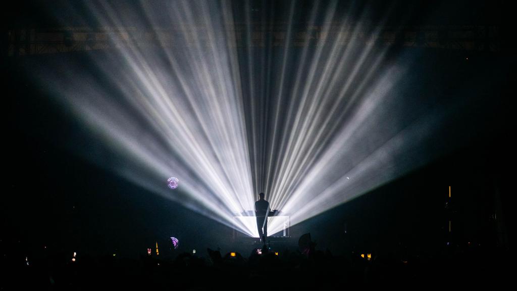 Richie Hawtin durante su actuación del viernes en Sónar de Noche. Foto: Ariel Martini