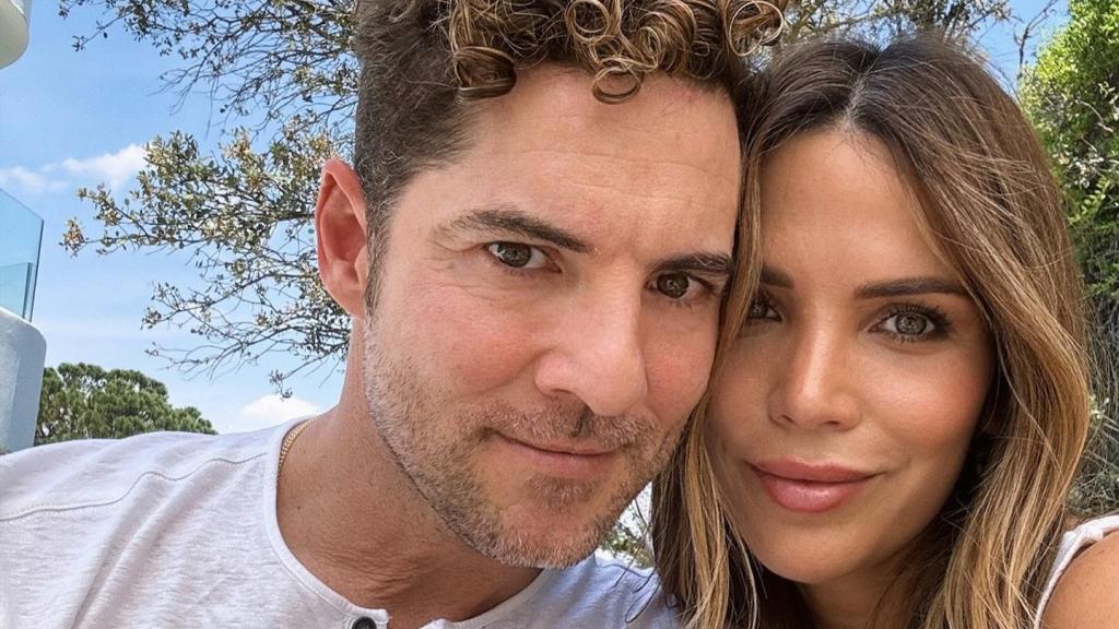 David Bisbal y Rosanna Zanetti en una imagen de las redes sociales