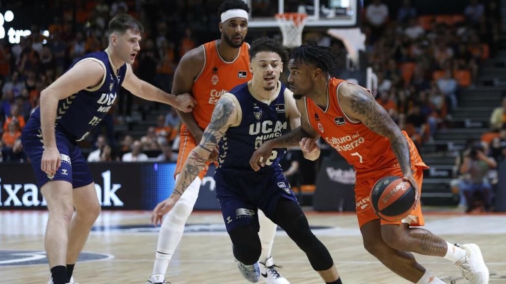 El Valencia Basket contra el UCAM Murcia