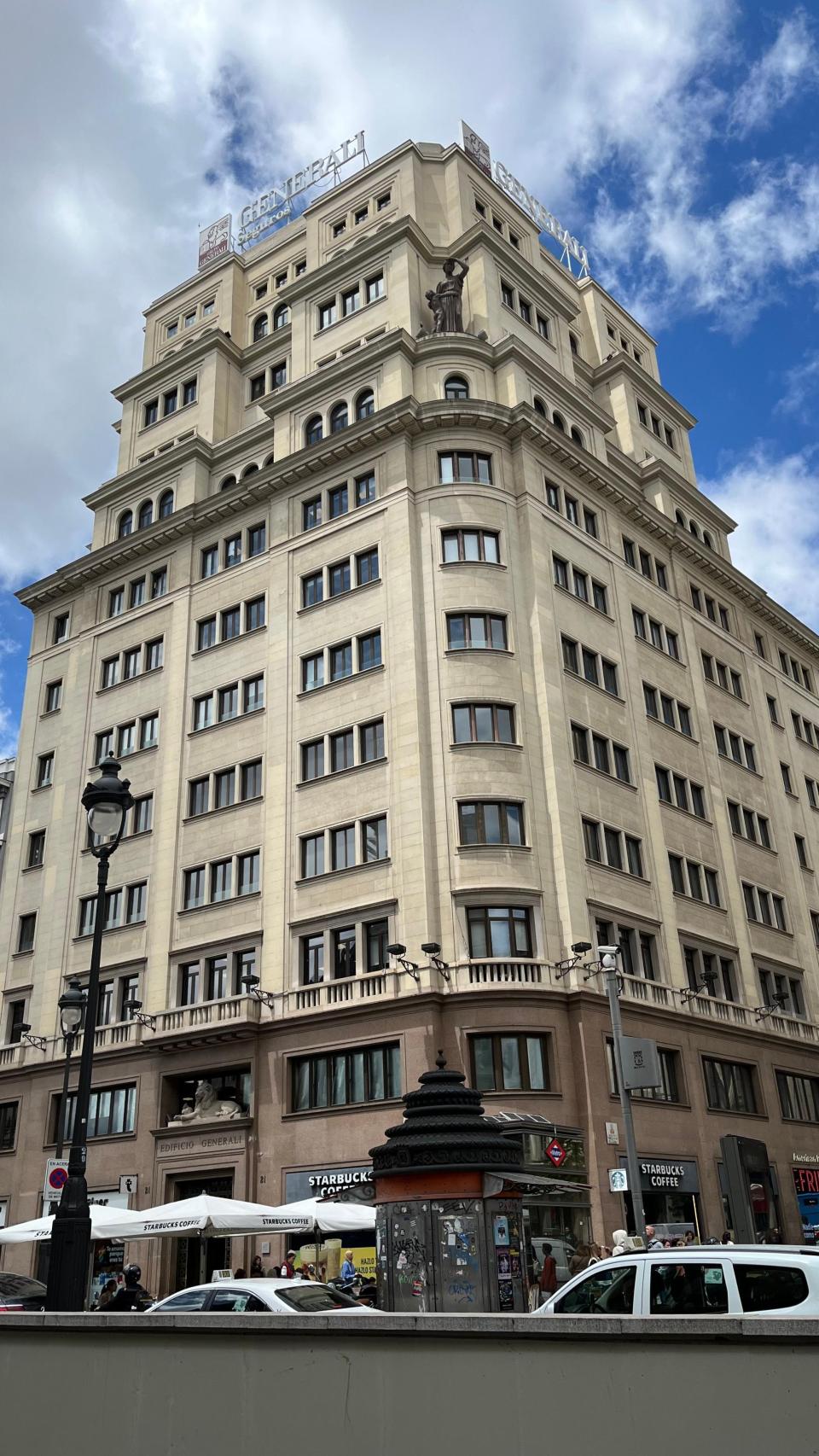 Edificio Generali, en el 21 de la calle Alcalá.