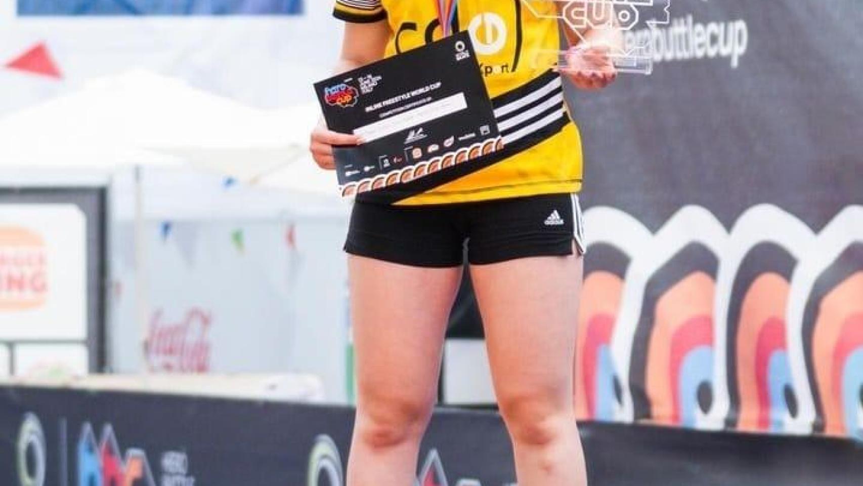 Adriana Nieto en la Copa Milán