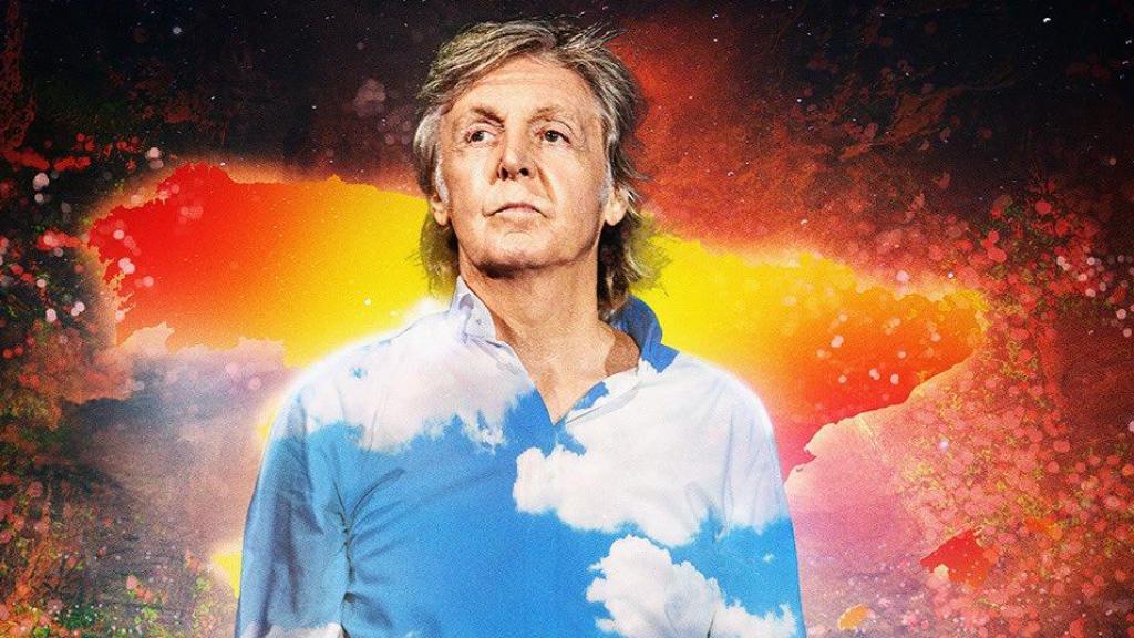 Paul McCartney en el cartel promocional de la gira. Foto: Live Nation.