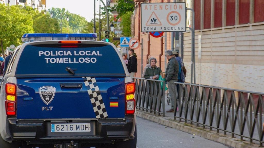 Coche de la Policía Local de Tomelloso (Ciudad Real). Foto: Ayuntamiento.