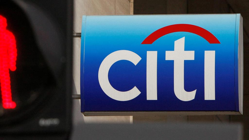 Un cartel de Citi.