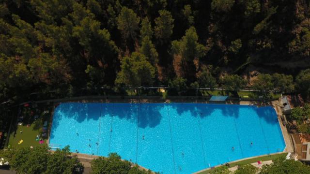 Una de las piscinas naturales más grandes de Europa.