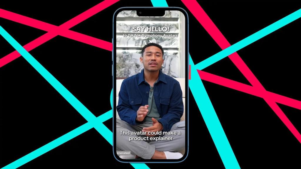 Ejemplo de la nueva publicidad de TikTok generada por IA