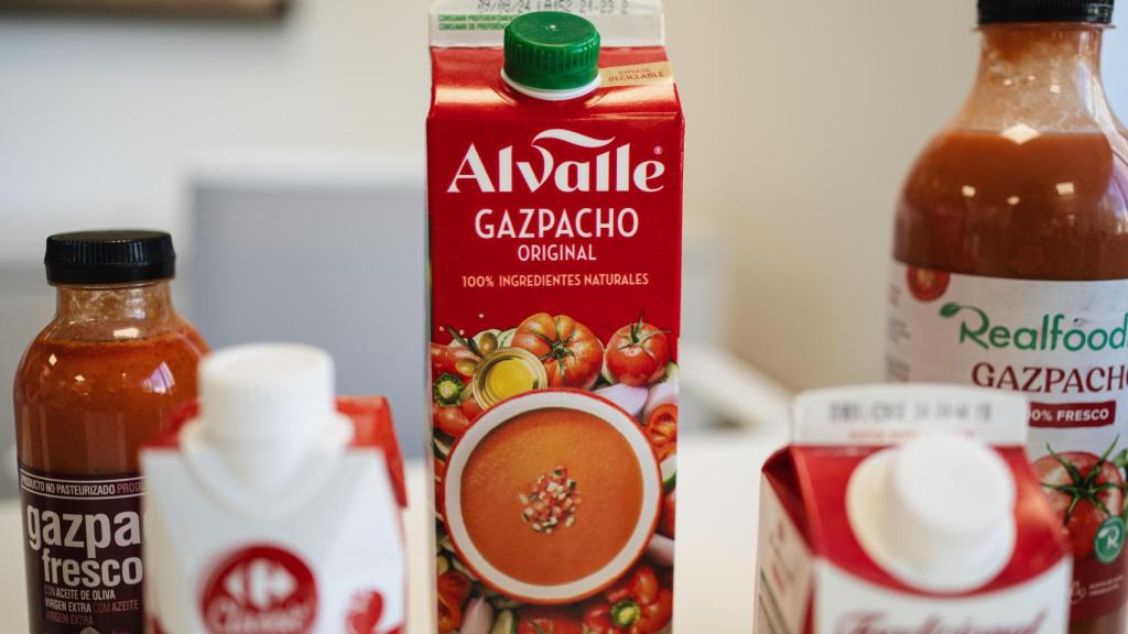 Gazpacho original de la marca Alvalle.