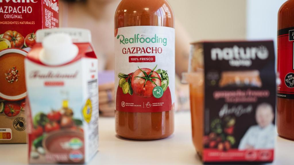 Gazpacho de la marca Realfooding.