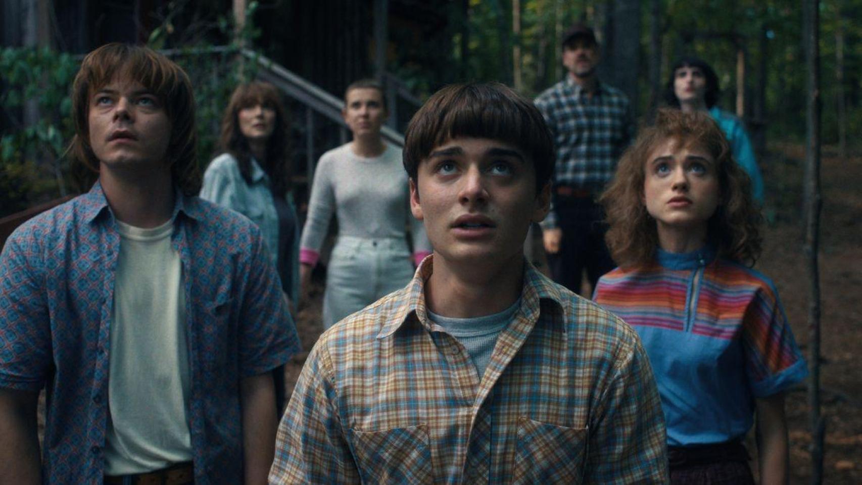 Parte del reparto de 'Stranger Things'.