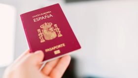 Un pasaporte español.
