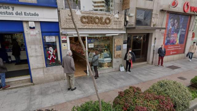 La histórica carnicería Cholo de As Travesas, en Vigo.