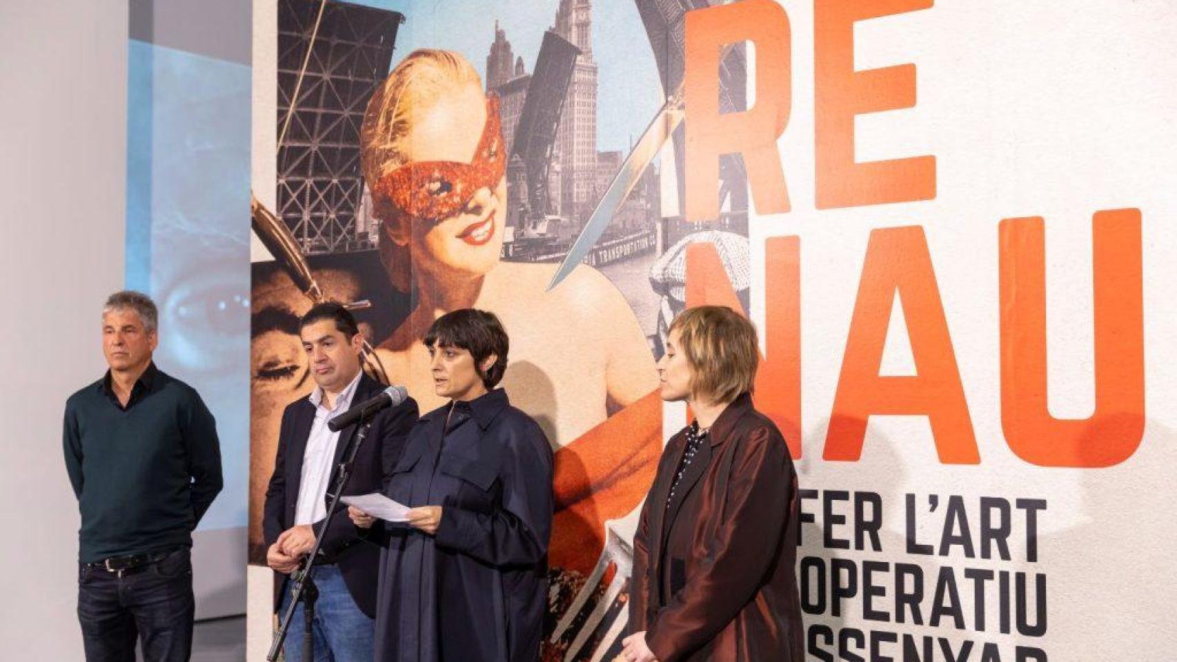 Inauguración de la exposición de Josep Renua en la sede del IVAM de Alcoy.