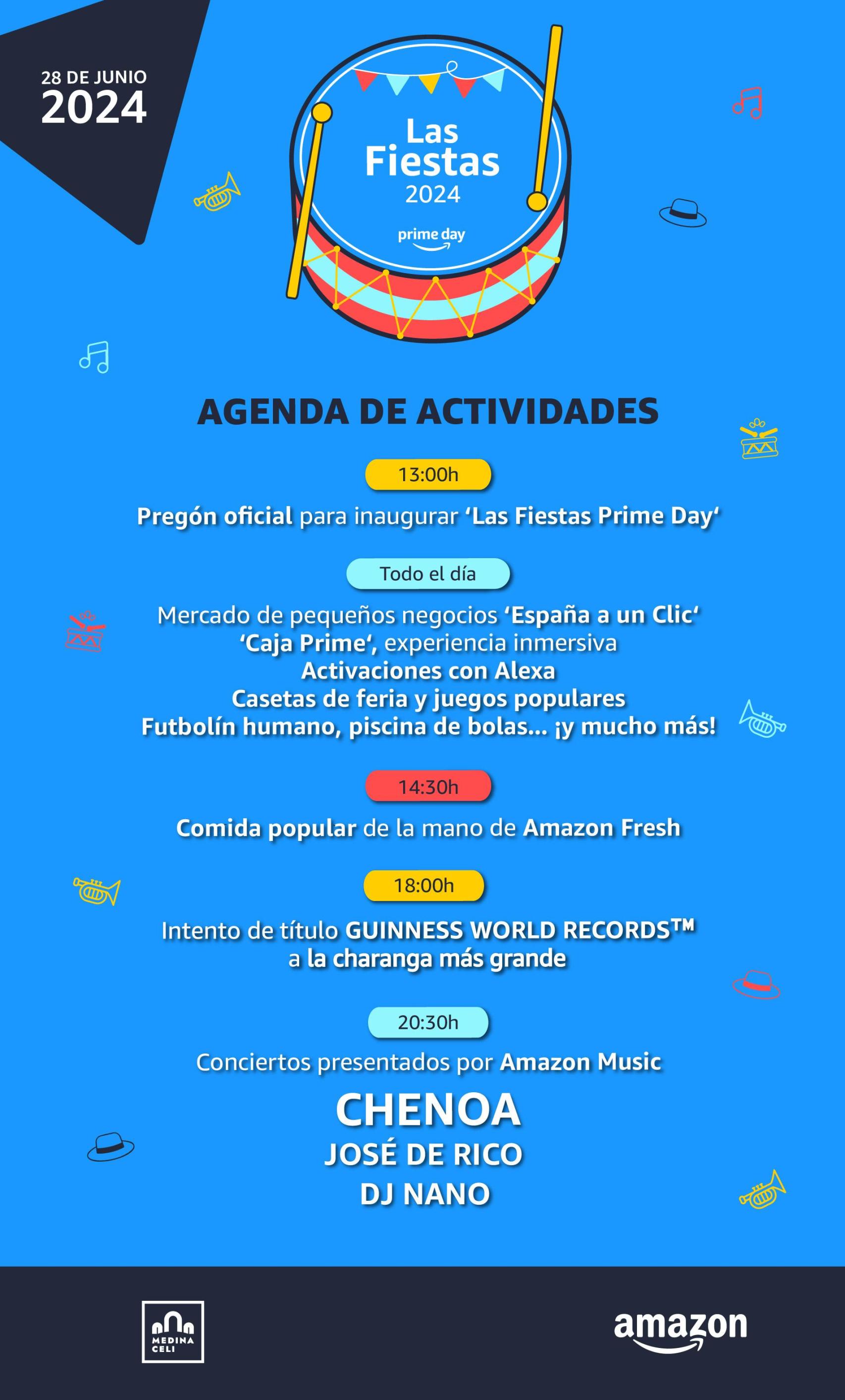 Agenda Las Fiestas Prime Day de Amazon en Medinaceli (Soria)