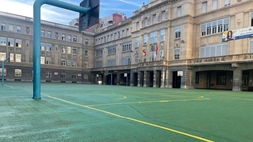 El Patio del Colegio Nuestra Señora del Lourdes en Valladolid