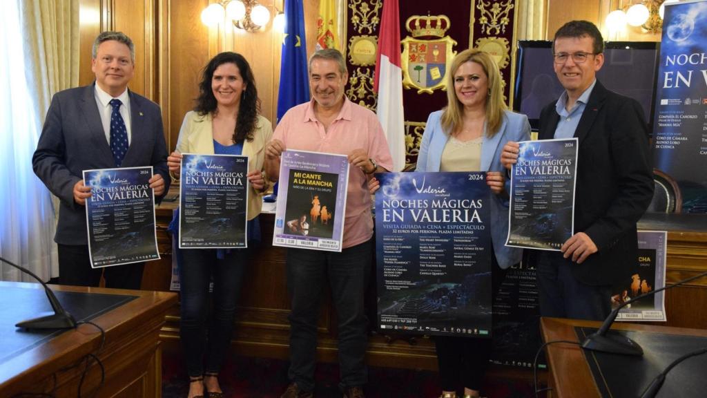 Presentación de 'Las Noches Mágicas' de Valeria (Cuenca). Foto: Diputación.