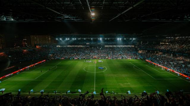 El estadio de Balaídos durante un partido.