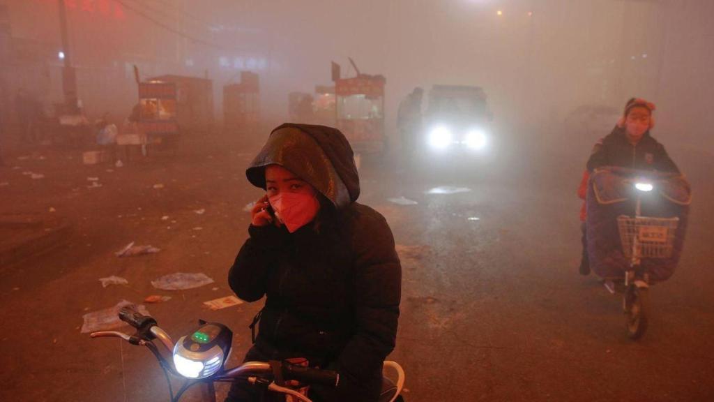 Imagen de archivo de contaminación en China.