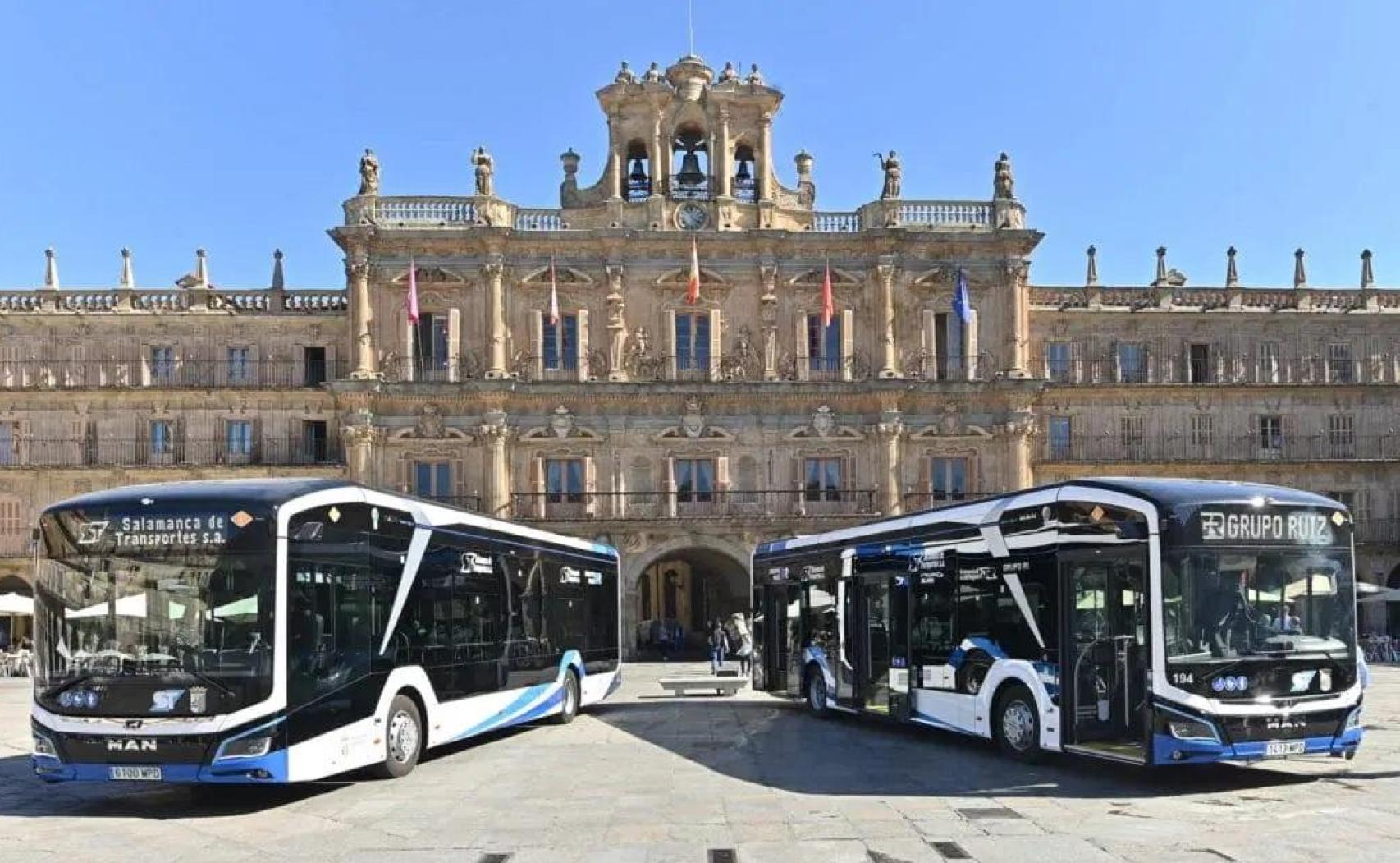 Nuevos autobuses urbanos en la ciudad de Salamanca