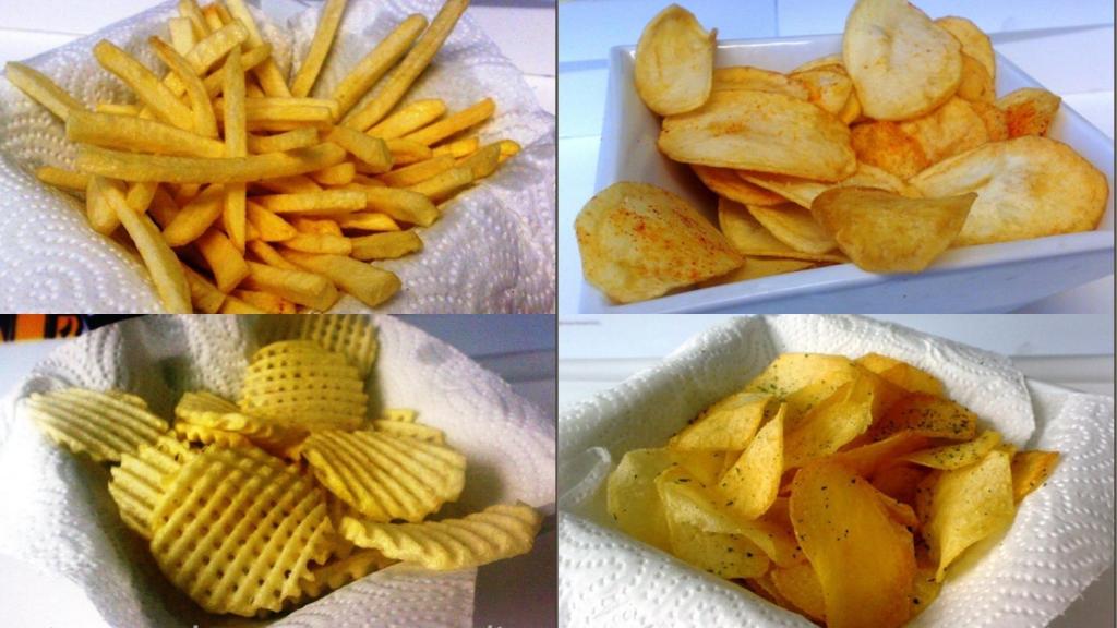 Así quedan las patatas fritas en sartén cuando aplicas este truco