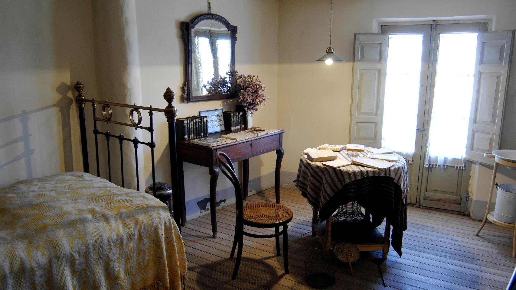 Imagen del interior de la Casa-Museo de Antonio Machado en la ciudad de Segovia