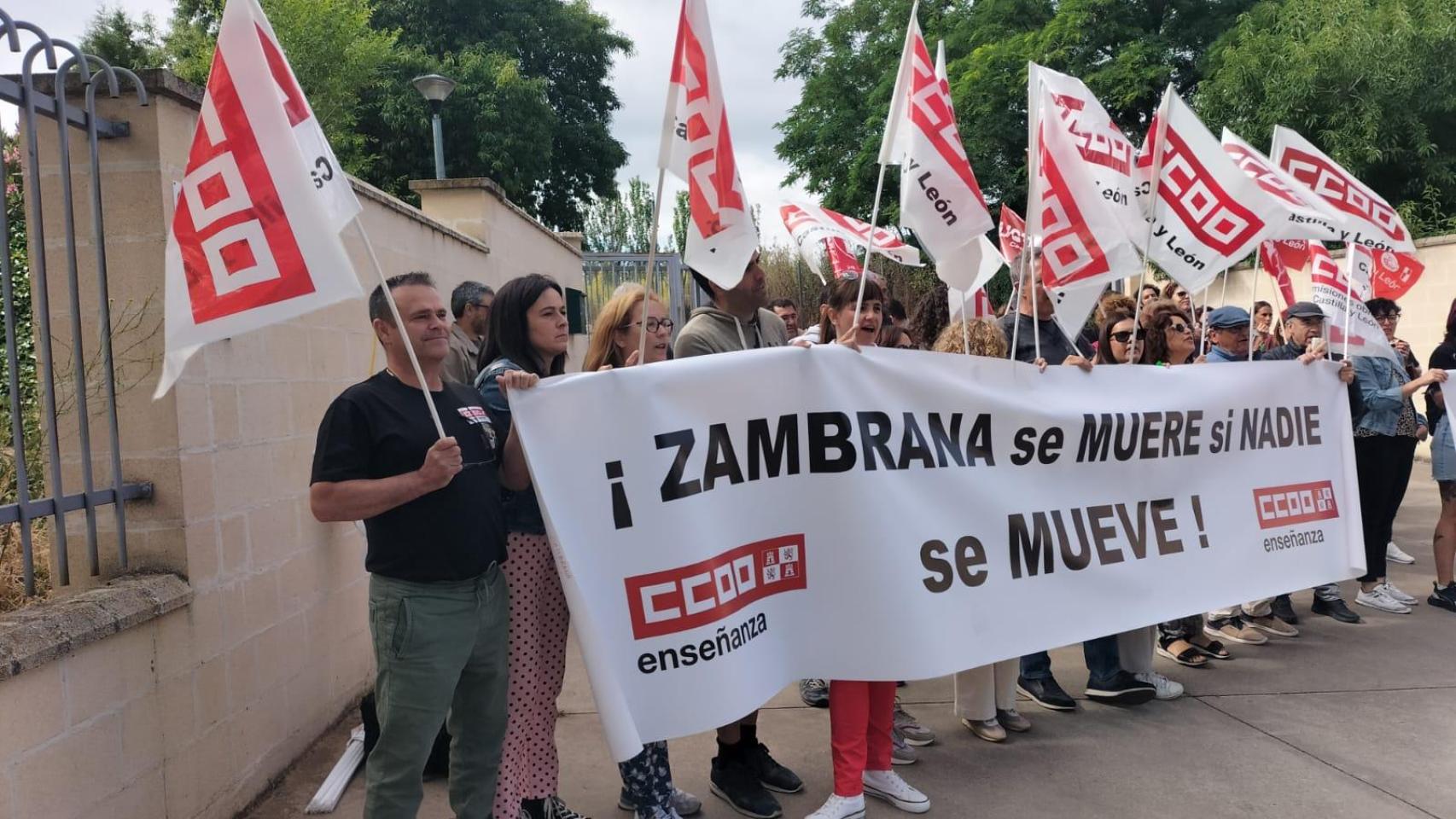 Parón en el Zambrana de esta mañana