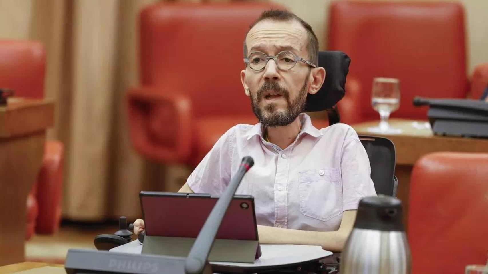 El exportavoz de Unidas Podemos Pablo Echenique.