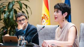 Elma Saiz, ministra de Inclusión y Seguridad Social, y Borja Suárez, secretario de Estado de Seguridad Social.