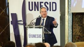 Jordi Hereu, ministro de Industria y Turismo, en la junta general de Unesid 2024.