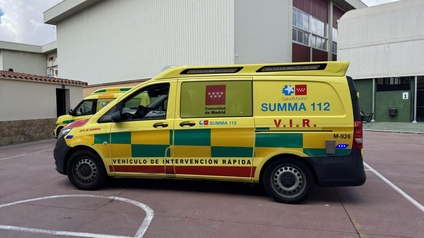 Una ambulancia del Summa 112.