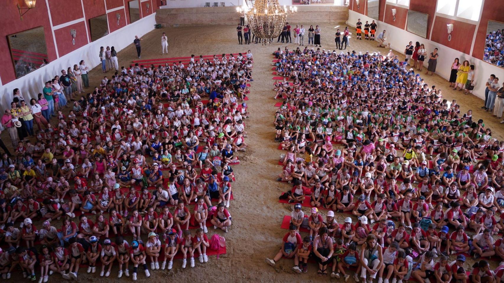 Alumnos de Primaria de Ronda.