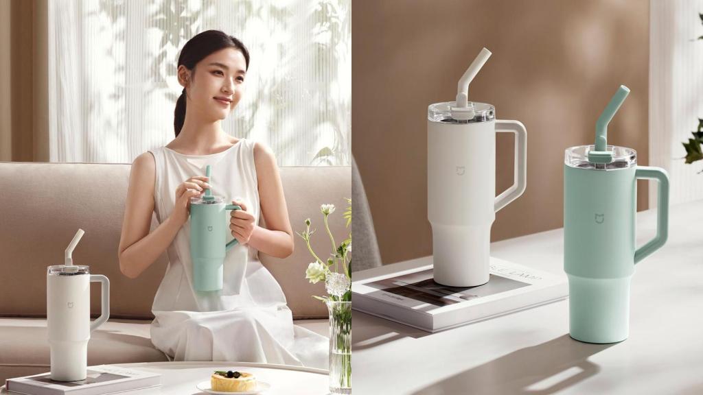 El vaso térmico Xiaomi Mijia Straw Cup.