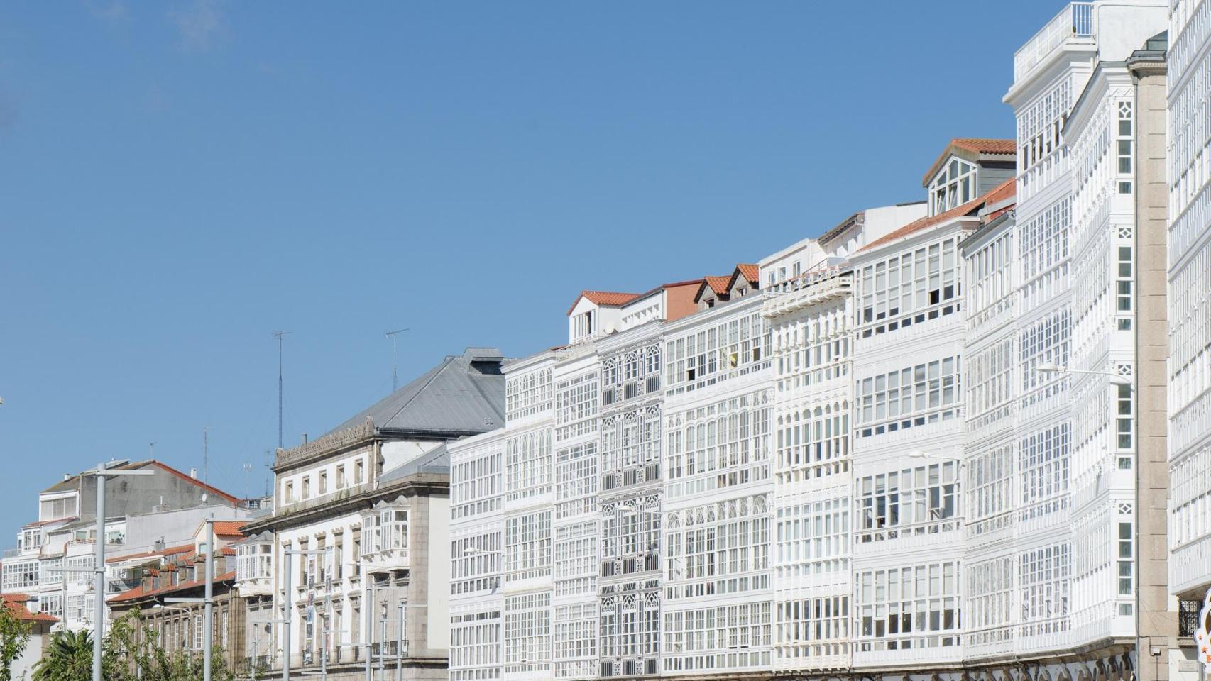 Las galerías de la ciudad de A Coruña.