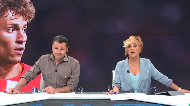 Iñaki López y Cristina Pardo, presentadores de 'Más vale tarde'