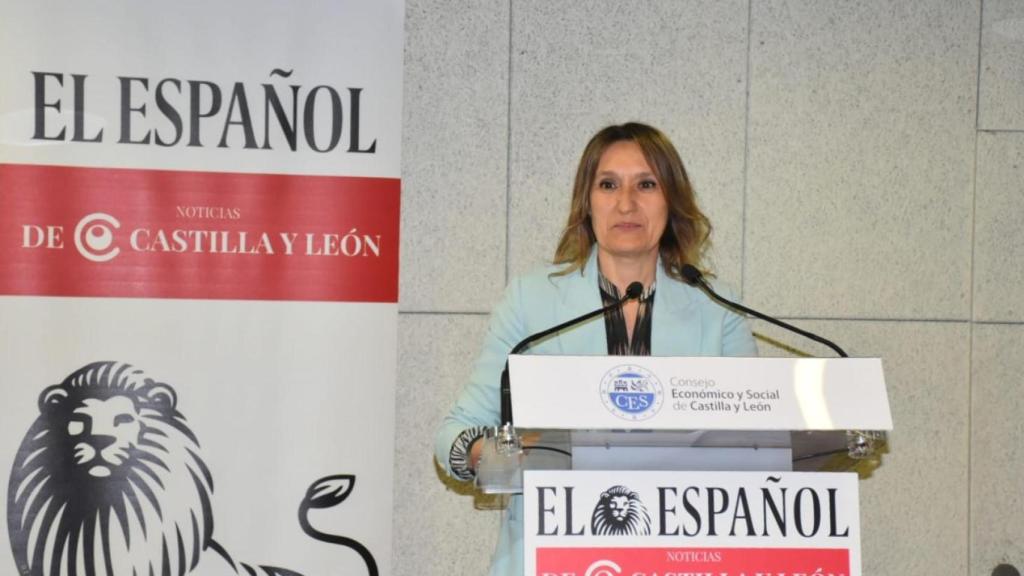 La consejera de Educación, Rocío Lucas, en el foro  'Año Cajal: ciencia y tecnología en Castilla y León', organizado por EL ESPAÑOL Noticias de Castilla y León