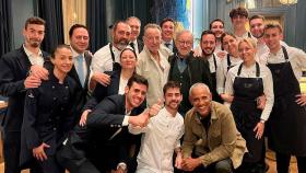 Bruce Springsteen, Obama y Spielberg, en el restaurante de Barcelona.