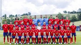 Foto oficial de la selección española de fútbol para la Eurocopa 2024