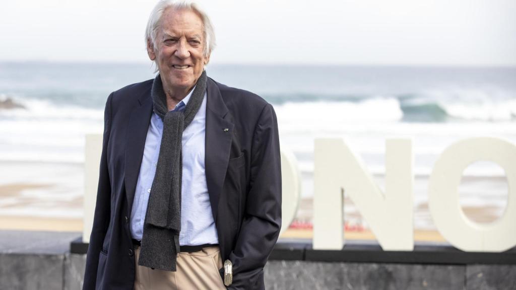 Donald Sutherland, en el Festival de San Sebastián en 2019