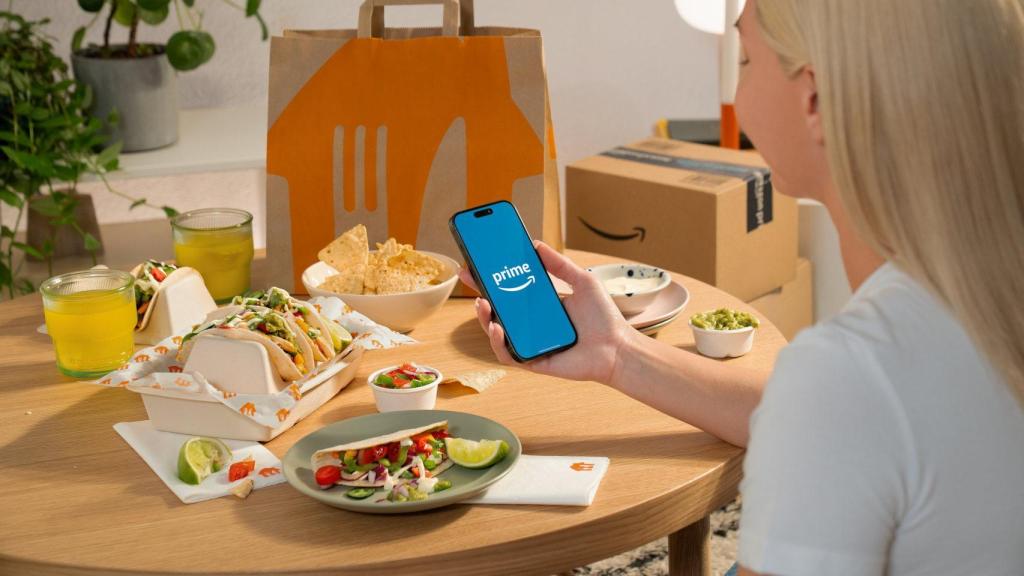 Promoción de Just Eat y Amazon Prime