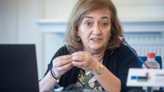 Cristina Herrero, presidenta de AIReF, durante su intervención en el Seminario de Apie.