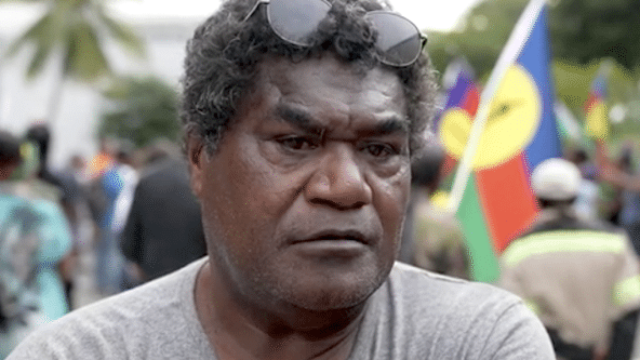 Christian Tein, líder de las protestas en Nueva Caledonia.