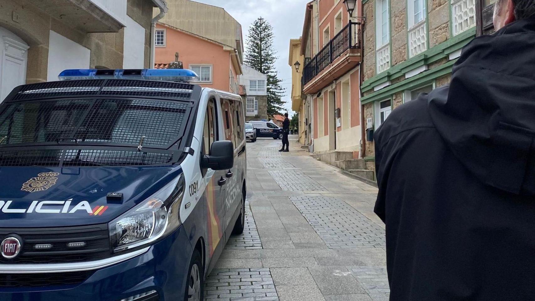 Reconstrucción en Palmeira (Ribeira) del asesinato de la joven Andrea Yturri.