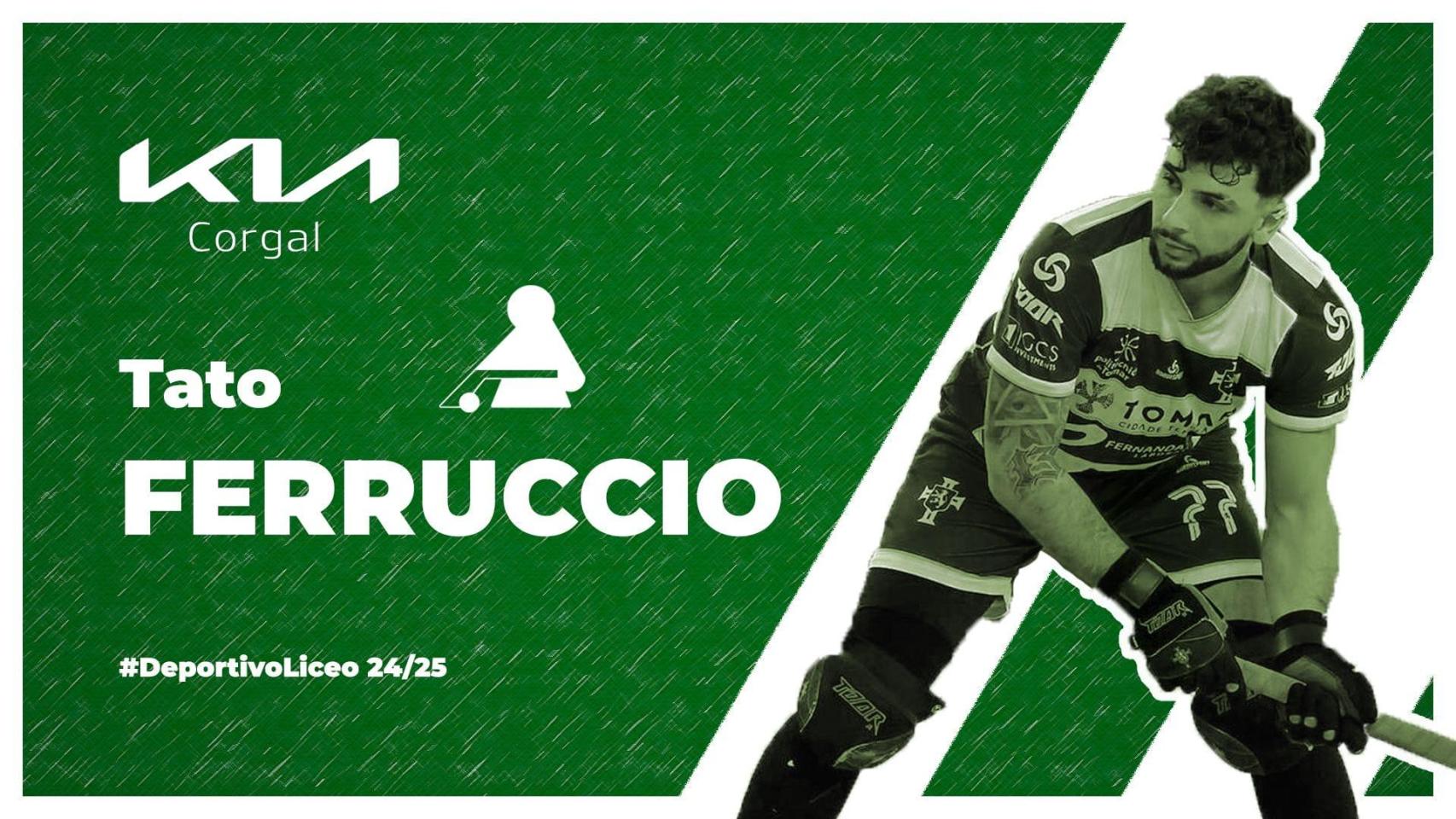 Tato Ferruccio es nuevo jugador del Liceo.