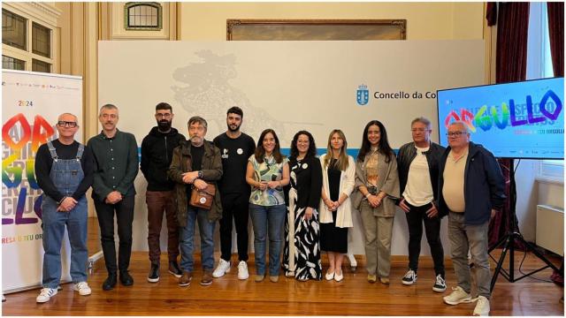 Presentación del programa del Orgullo LGTBI+ de A Coruña este jueves