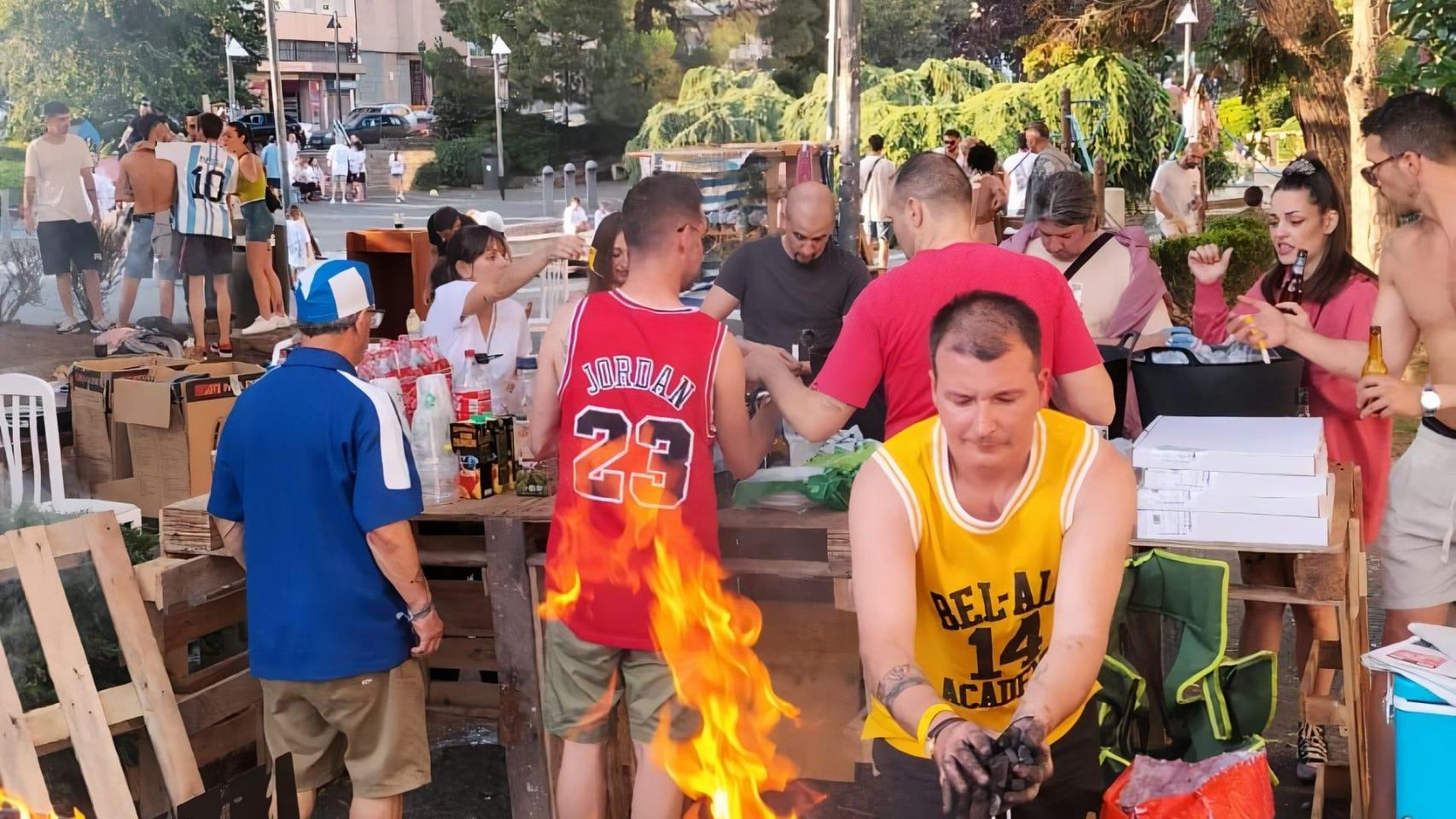 Celebración del San Juan en A Cubela