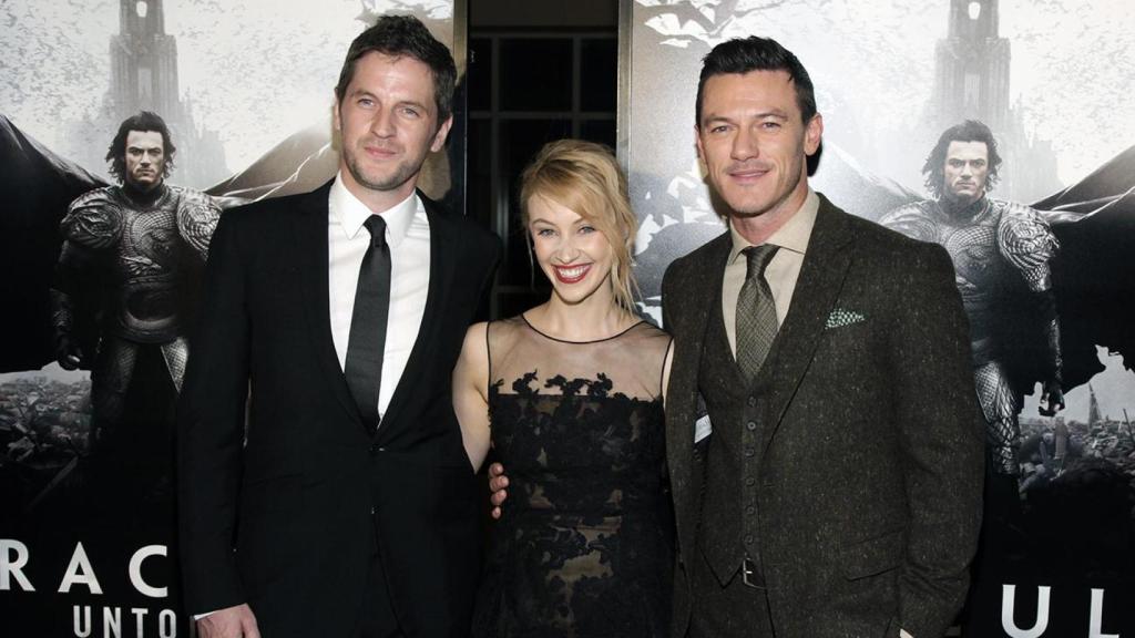 Gary Shore, Sarah Gadon y Luke Evans.